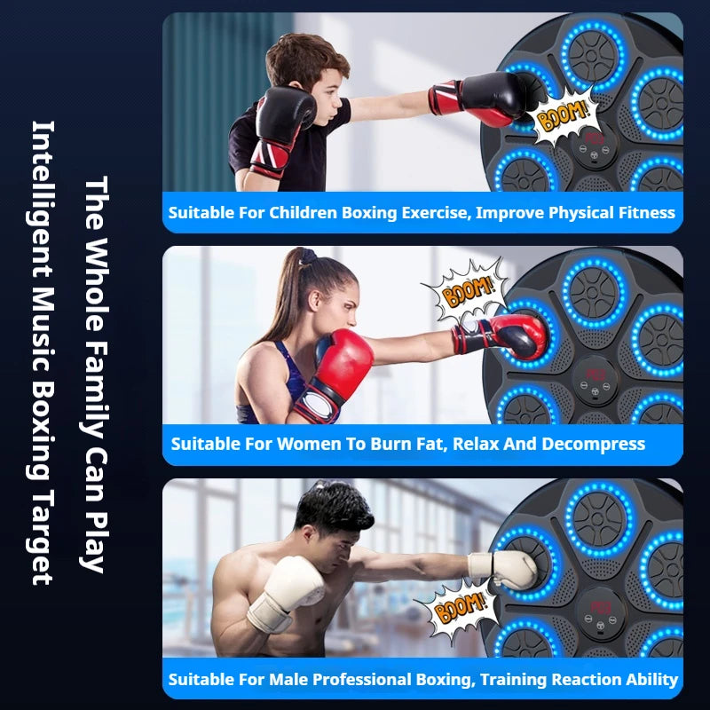 Máquina de boxeo musical inteligente con Bluetooth