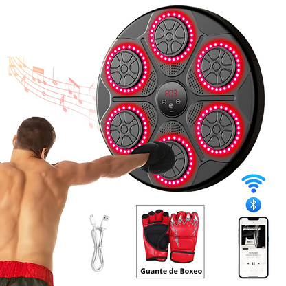 Máquina de boxeo musical inteligente con Bluetooth