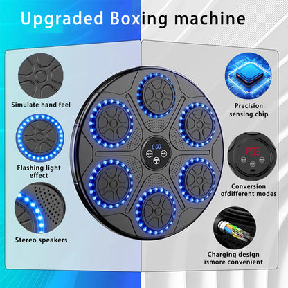 Máquina de boxeo musical inteligente con Bluetooth