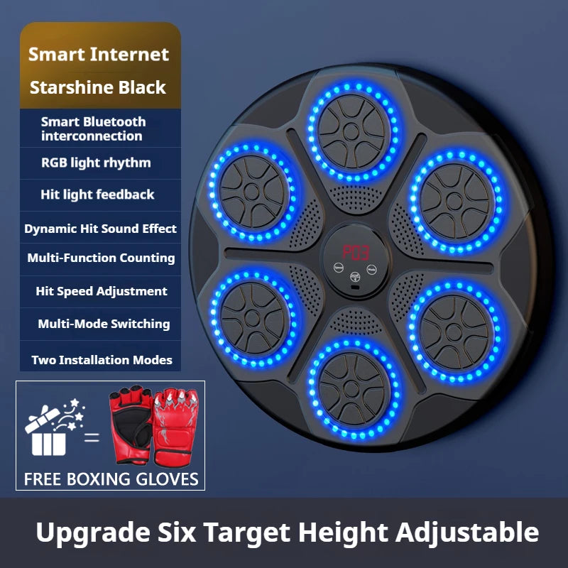 Máquina de boxeo musical inteligente con Bluetooth